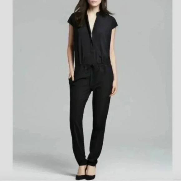 Vince cap sleeve zip front pantsuit - Picture 3 of 7